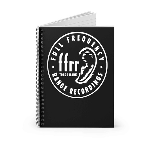 Ffrr Records Pete Tong Logo Spiral Notebook