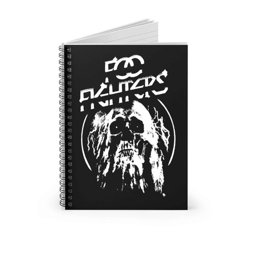 Foo Fighters Elder Black Dave Grohl Spiral Notebook