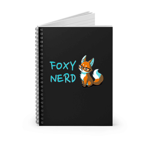 Fox Foxy Nerd Spiral Notebook