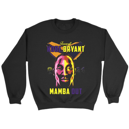 Farewell Kobe Bryant 8 24 Mamba Out Sweatshirt