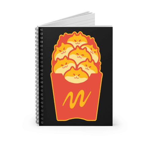 Friendch Fries Spiral Notebook