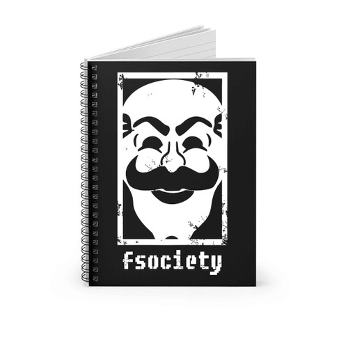 Fsociety Hacker Spiral Notebook