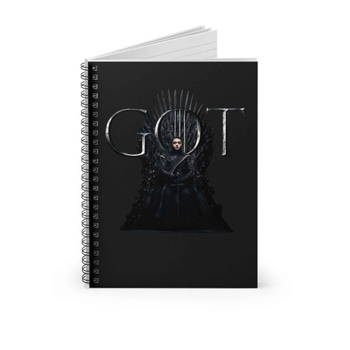Game Of Thrones Arya Stark House Stark Spiral Notebook
