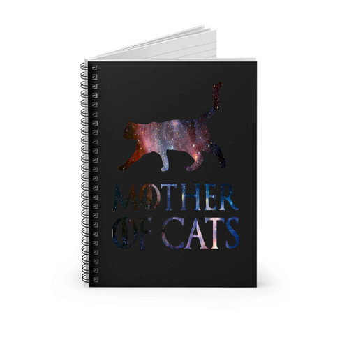 Game Of Thrones Mother Of Cats In Galaxy Spiral Notebook