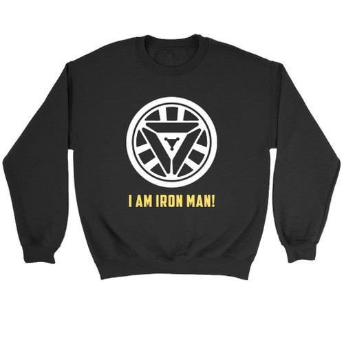 Reactor Iron Man I Am Iron Man Sweatshirt
