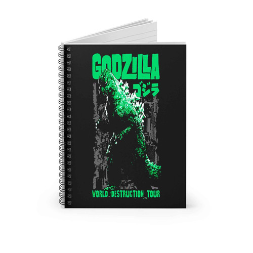 Godzilla World Destruction Tour Front Spiral Notebook