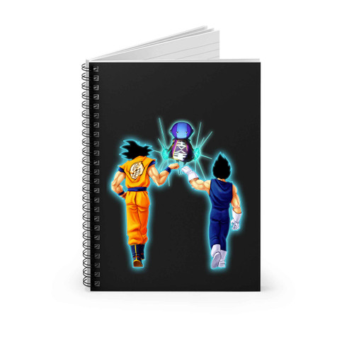 Goku And Vegeta Vs Zeno Sama Spiral Notebook