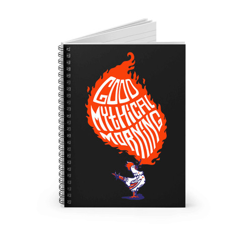 Good Mythical Morning Gmm Rooster Logo Spiral Notebook