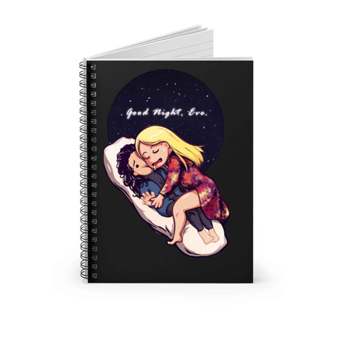 Good Night Eve Killing Eve Spiral Notebook