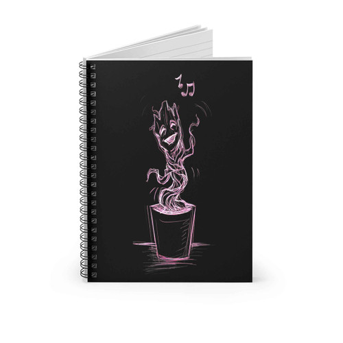 Groot Singing B Spiral Notebook