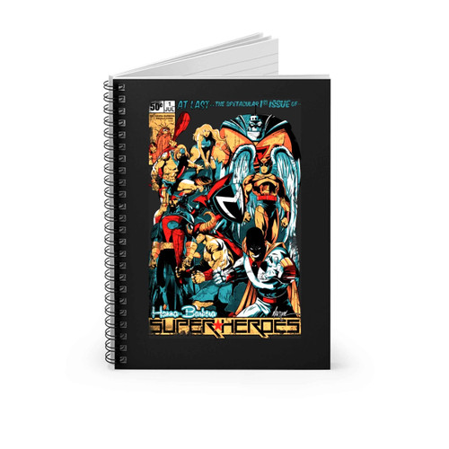 H B Super Heroes Spiral Notebook