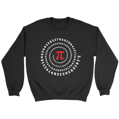 Pi Spiral Irrational Number Mathematics Sweatshirt