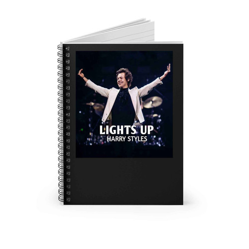 Harry Styles Lights Up Concert Spiral Notebook