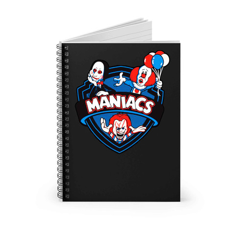 Horror Maniacs Halloween Spiral Notebook