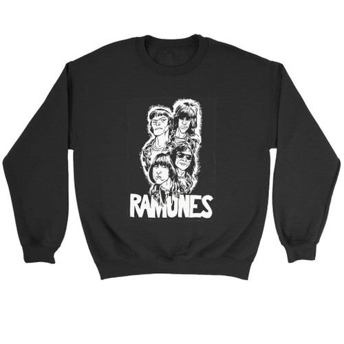 Ramones Drawing Art Sweatshirt