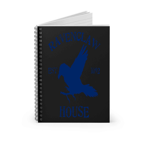 House Ravenclaw Harry Potter Am Navy Blue Color Spiral Notebook