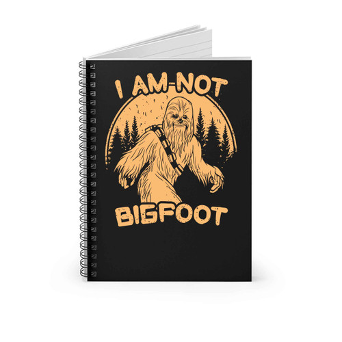 I Am Not Bigfoot Collection Brown Spiral Notebook