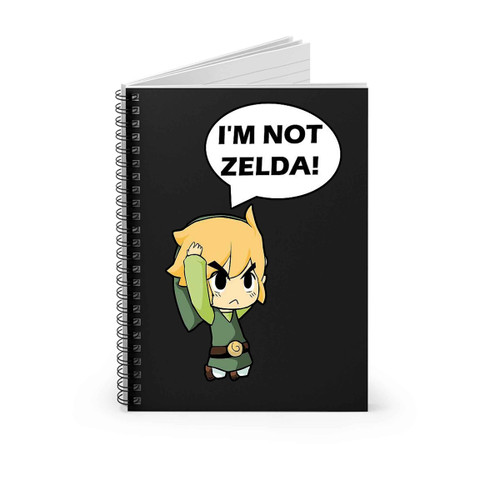 I Am Not Zelda Spiral Notebook