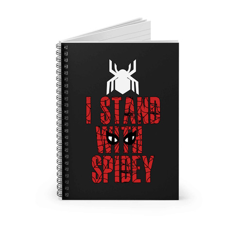 I Stand With Team Spidey Spiral Notebook