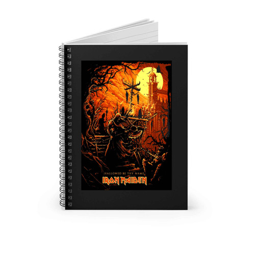 Iron Maiden Rare Iron Maiden V2 Spiral Notebook