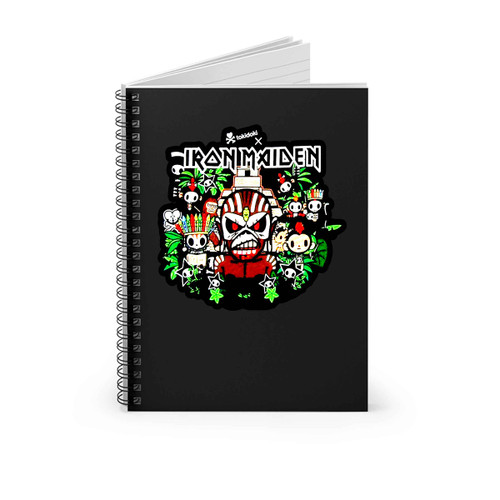 Iron Maiden Tokidoki Book Of Souls Spiral Notebook