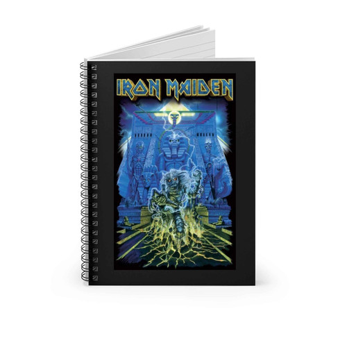 Iron Maiden Tomb Poster Spiral Notebook