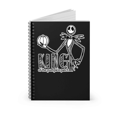 Jack Skellington King Of The Pumpkin Patch Spiral Notebook