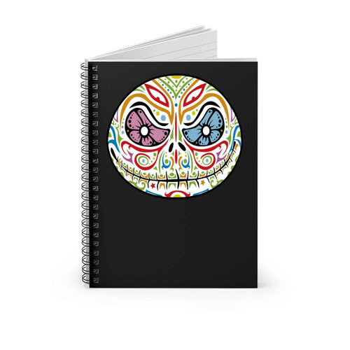 Jack Skellington Sugar Skull Spiral Notebook
