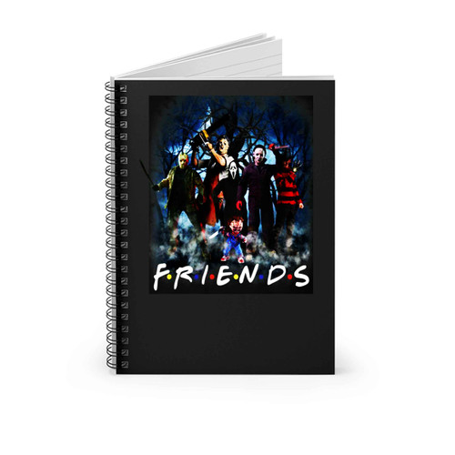 Jason Michael Friends Halloween Scary Horror Spiral Notebook