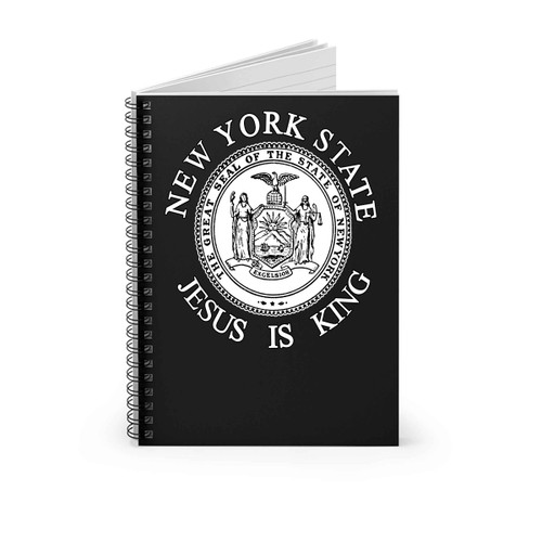 Jesus Is King New York State Spiral Notebook