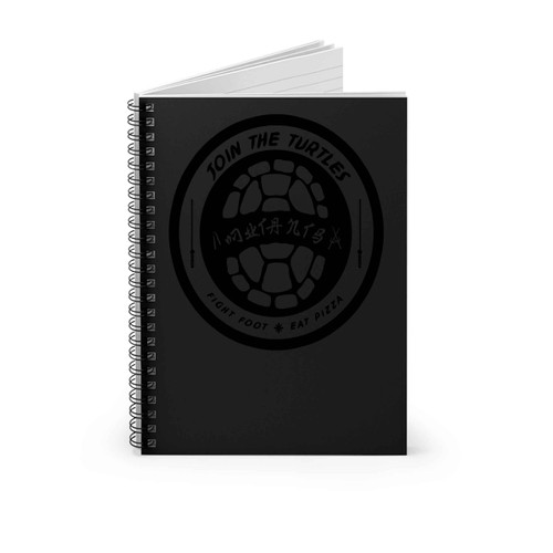 Join The Turtles Tmnt Ninja Turtle Spiral Notebook