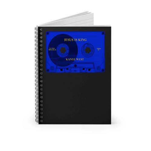 Kanye West Jesus Is King Cassette Tape Spiral Notebook
