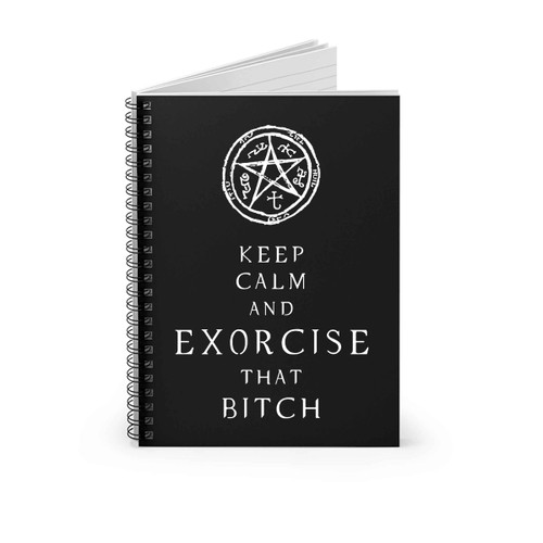 Keep Calm Supernatural Spiral Notebook