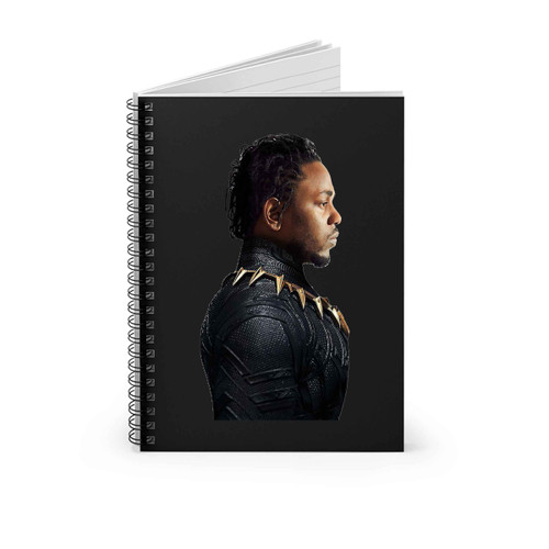 King Kendrick Lamar Black Panther Spiral Notebook