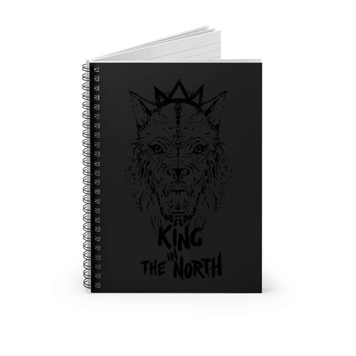 King Wolf In The North Spiral Notebook