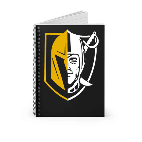 Knights Raiders Half Spiral Notebook