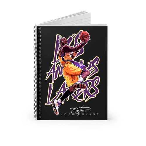 Kobe Bryant La 24 Nba Spiral Notebook