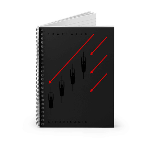 Kraftwerk Aerodynamik Electronic Synth Neu Krautrock Spiral Notebook