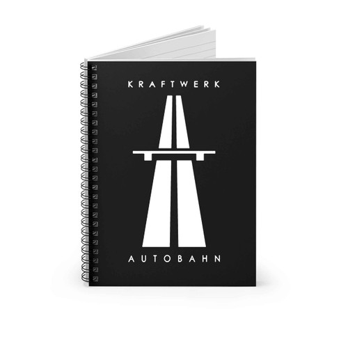 Kraftwerk Autobahn Retro Techno Spiral Notebook
