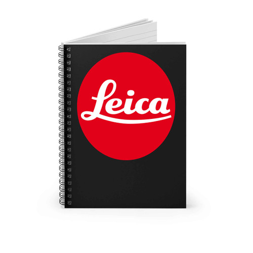 Leica Red Logo Spiral Notebook