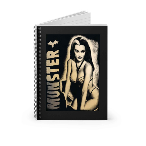 Lily Munster Addams Family Munsters Herman Spiral Notebook