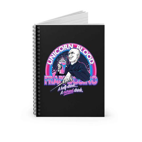 Lord Voldemort Unicorn Blood Frappuccino Harry Potter Spiral Notebook