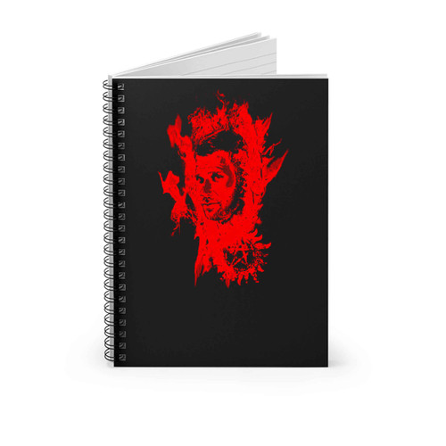 Lucifer In Flames Spiral Notebook