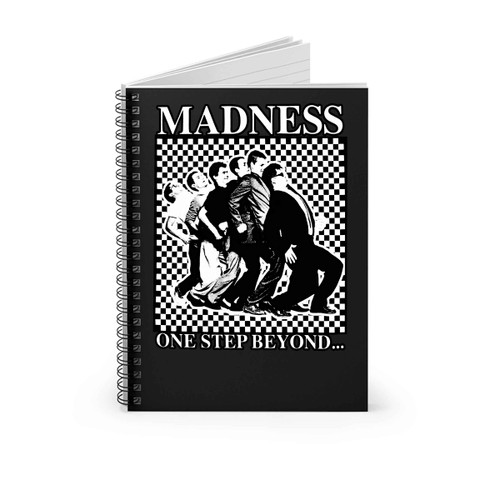 Madness One Step Beyond Two Tone Ska The Specials Suggs Spiral Notebook