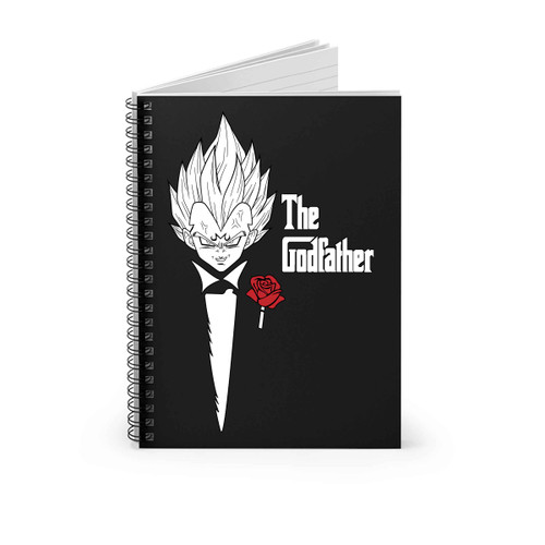 Majin Vegeta The God Father Of Saiyan Spiral Notebook