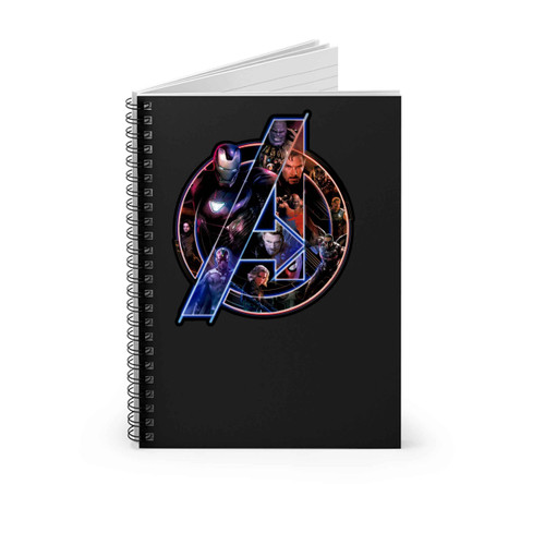 Marvel Avengers Infinity War Logo Spiral Notebook