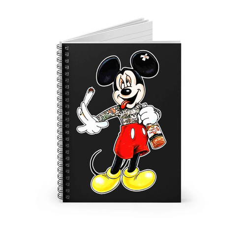 Mickey Mouse The Bad Spiral Notebook