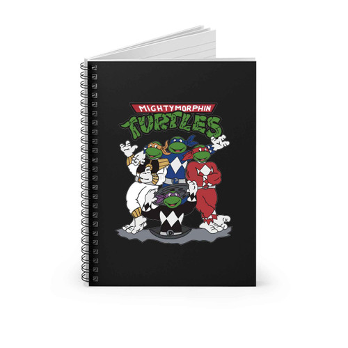 Mighty Morphin Power Rangers Teenage Mutant Ninja Turtles Spiral Notebook
