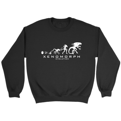 Alien Xenomorph Evolution Stages Sweatshirt