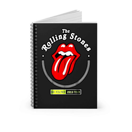 New Rolling Stones No Filter Tour Spiral Notebook